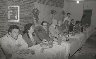 Inauguración del pavimento en el barrio 9 de julio