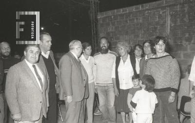 Inauguración del pavimento en el Barrio La Josefa