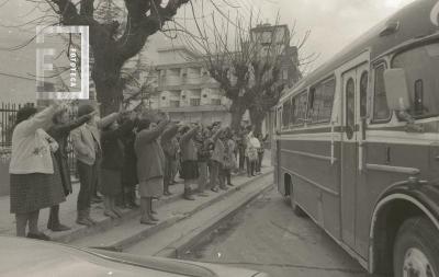 Paseo escolar de los alumnos de la Escuela N° 5