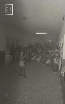 Muestra de danzas en la escuela