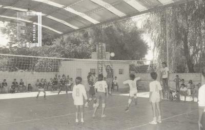 Torneos de voley en el barrio Del Pino