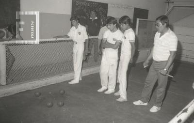Torneo de bochas en el Club Ciclista