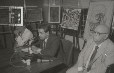 Reunión de artistas campanenses en la Biblioteca Pública Municipal