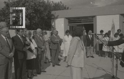 Inauguración de la Escuela N° 10 en el Barrio La Josefa