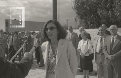 Inauguración de la Escuela N° 10 en el Barrio La Josefa