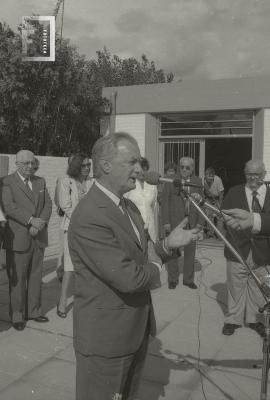 Inauguración de la Escuela N° 10 en el Barrio La Josefa