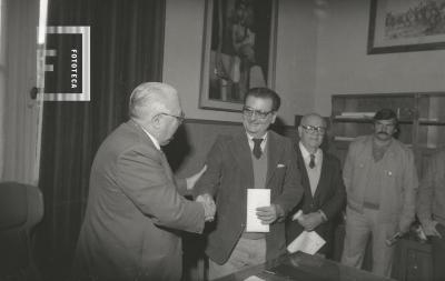 Reunión en el Palacio Municipal de Campana