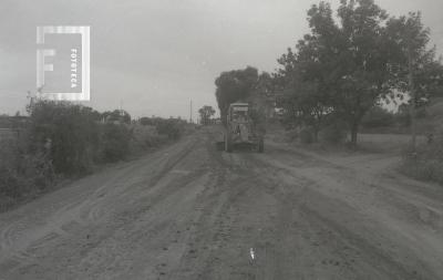 Arreglos de pavimentación en la calle Irigoyen
