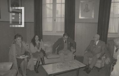 Reunión con el Intendente Calixto Dellepiane