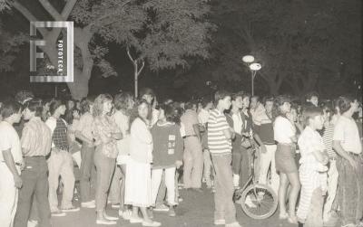 Espectáculo de rock en la Plaza Eduardo Costa