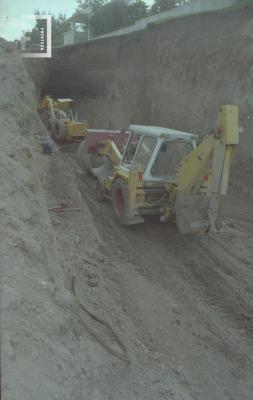 Obra de desagüe pluvial en Estrada y Viamonte