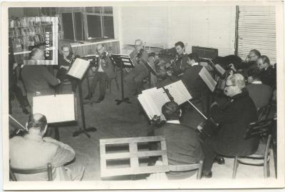 Ensayo musical de la Orquesta de Cámara