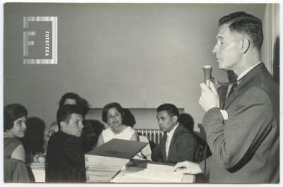 Homenaje a Edelindo De Filippi en el Club Esso