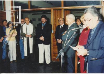 Acto de la Biblioteca Pública Municipal //Octavio R. Amadeo//