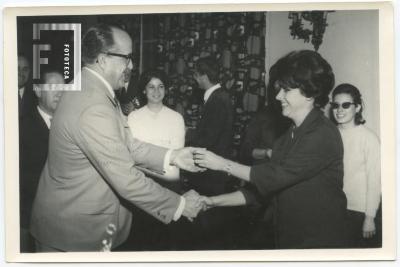 Homenaje a Edelindo De Filippi en el Club Esso