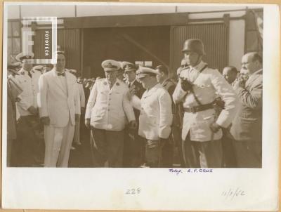 Visita del Gral. Juan Domingo Perón a la inauguración de la Fábrica de Tolueno