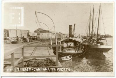 Puerto del ferrocarril desde la sub-prefectura