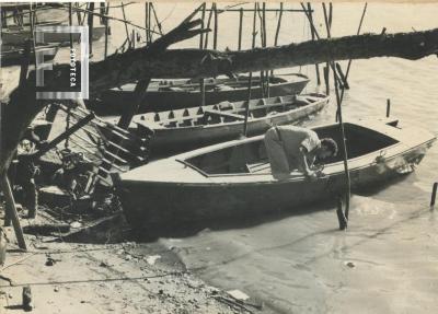 Pescador en el Río Paraná