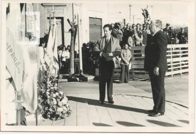 Acto cívico del día de la Bandera - 20 de Junio de 1974