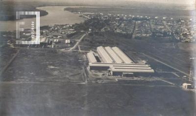 Vista aérea de la planta Dálmine