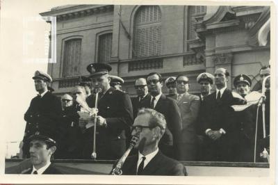 Homenaje al Gral. San Martín en la Plaza Eduardo Costa