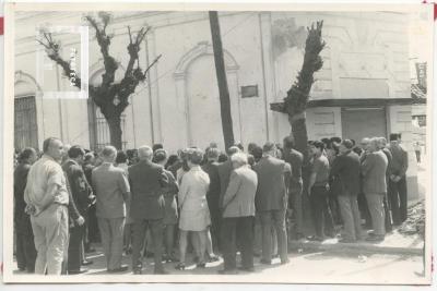 Imposición del nombre Dr. Luis de Dominicis a la ex calle España