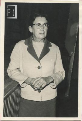 Charla sobre Aspectos poco conocidos de la Patagonia. Disertación de la Srta. Magdalena Clemens en el Teatro Pedro Barbero
