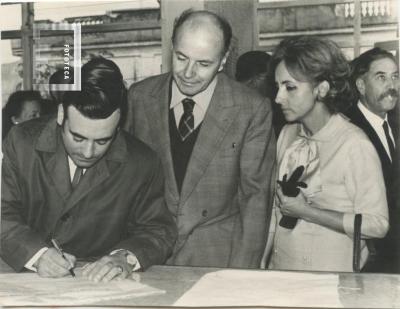 Inauguración del sanatorio de la Sociedad Cosmopolita