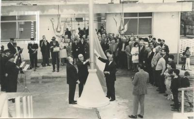 Inauguración del sanatorio de la Sociedad Cosmopolita