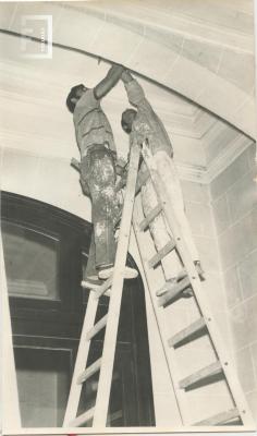 Reparaciones en el Palacio Municipal