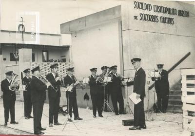 Inauguración del sanatorio de la Sociedad Cosmopolita