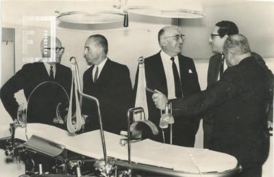Inauguración del sanatorio de la Sociedad Cosmopolita
