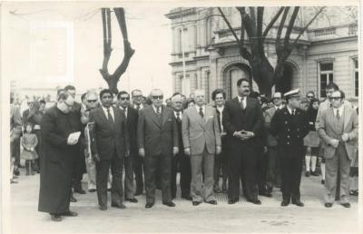 Acto del 25 de mayo en la plaza Eduardo Costa